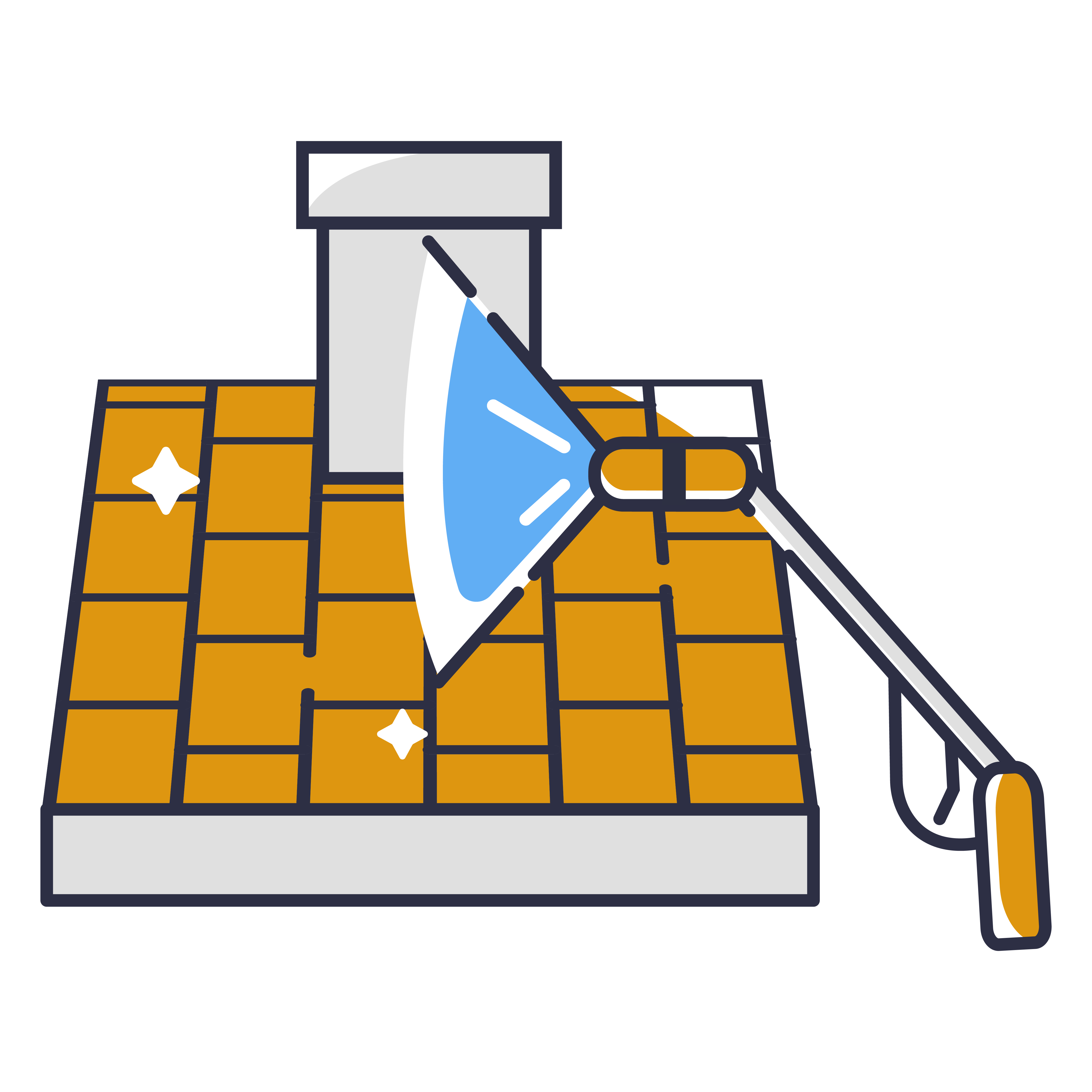 Roof Cleaning Icon Image