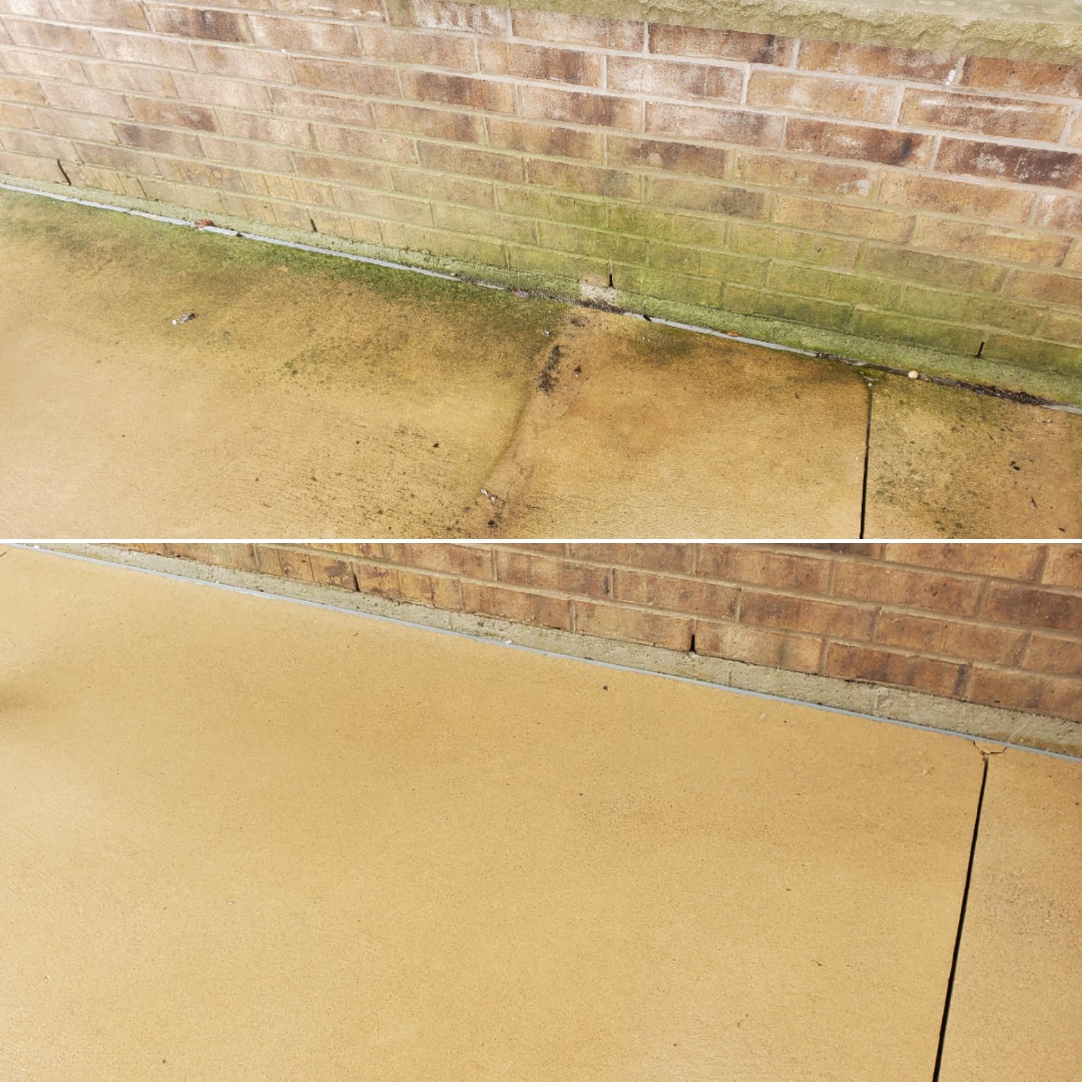 Caledonia Ontario Patio Washing Before And After Image
